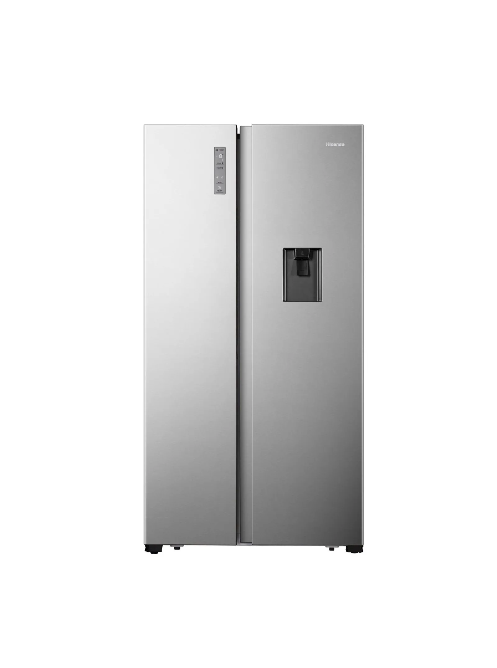 Hisense 670 Liter Side By Side Refrigerator With Water Dispenser Silver Model RS670N4WSU1 | 1 Year Full 5 Years Compressor Warranty