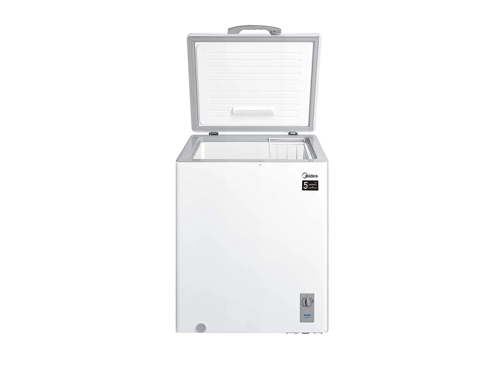 Midea 186 Liter Chest Freezer Color White Model HS186CN | 1 Year Full 5 Years Compressor Warranty.