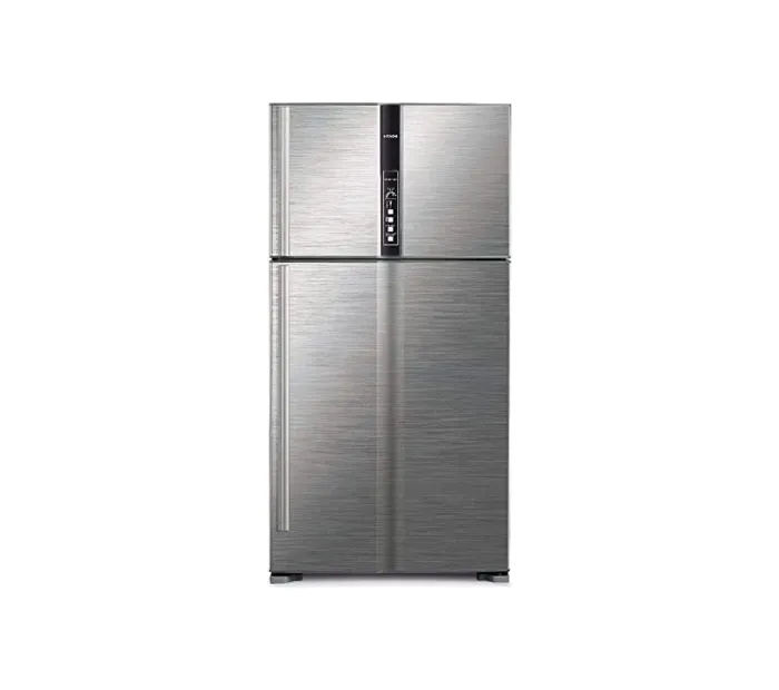 Hitachi 990 Liter Top Mount Refrigerator Brilliant Silver Model RV990PUK1KBSL | 1 Year Full 5 Years Compressor Warranty.