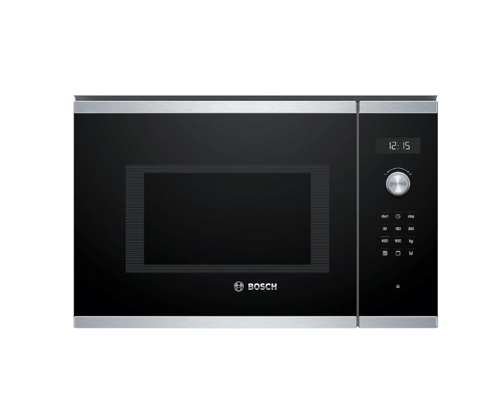 Bosch Built-In Microwave Oven Stainless Steel Black Model BEL554MS0M | 1 Year Brand Warranty.