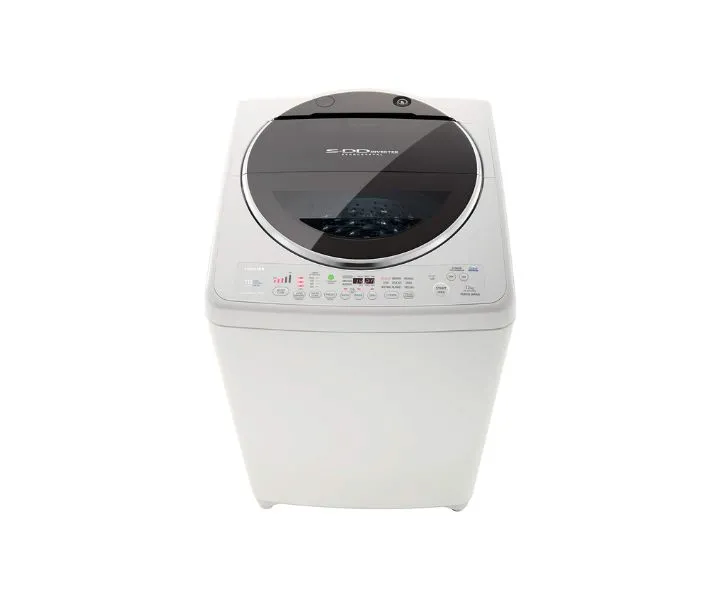 Toshiba 12 KG Top Load Washing Machine Mega S-DD Inverter White Model AWDC1300WBA(W) | 1 Year Warranty.