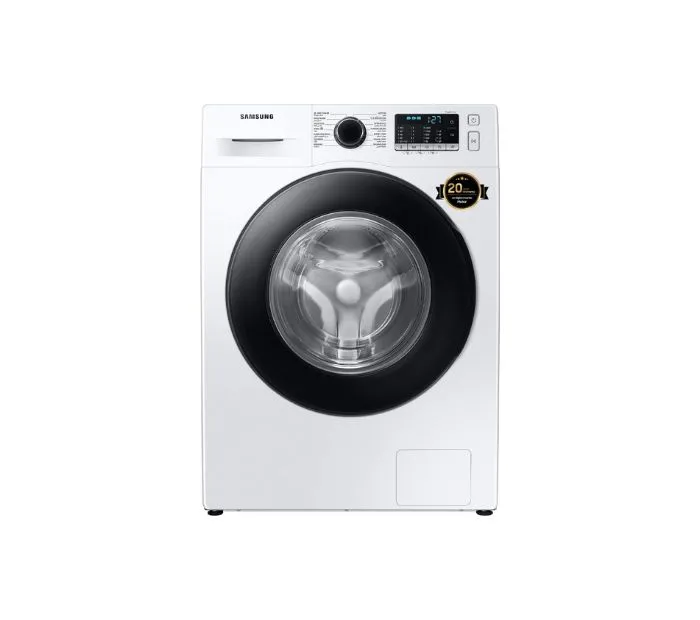 Samsung 9 Kg Front Load Washing Machine With Eco bubble and Digital Inverter Technology White Model WW90TA046AE | 1 Year Full Warranty