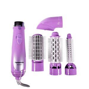 Panasonic 4-in-1 Hair Styler Blow Brush Purple EH-KA42