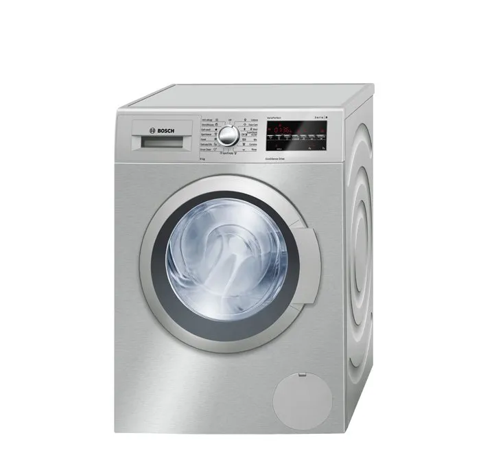 Bosch 9 Kg Front Loading Washing Machine Silver Model WAT2848XGC | 1 Year Brand Warranty.