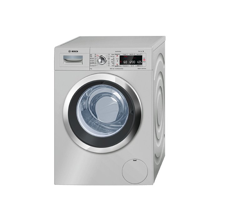 Bosch  9 KG Front Load Washing Machine Silver Model WAW3256XGC | 1 Year Brand Warranty.