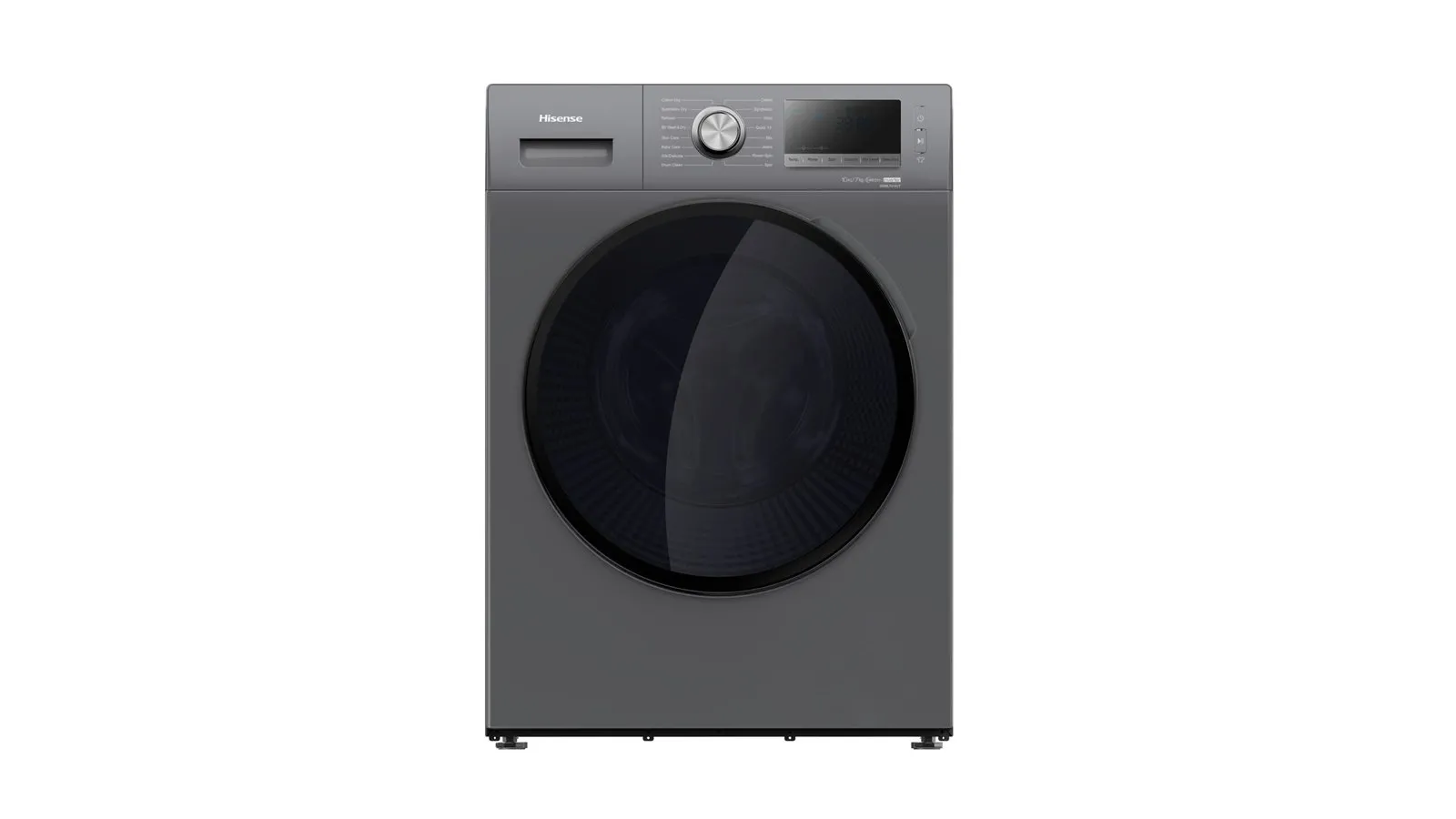 Hisense 10 Kg Washer 7 Kg Dryer Front Load 1400 RPM Color Silver Model WDBL1014VT | 1 Year Full Warranty.