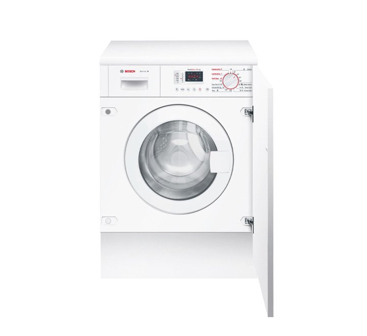 Bosch  7 KG Built-In Washer Dryer White Model WKD28351GC | 1 Year Brand Warranty.