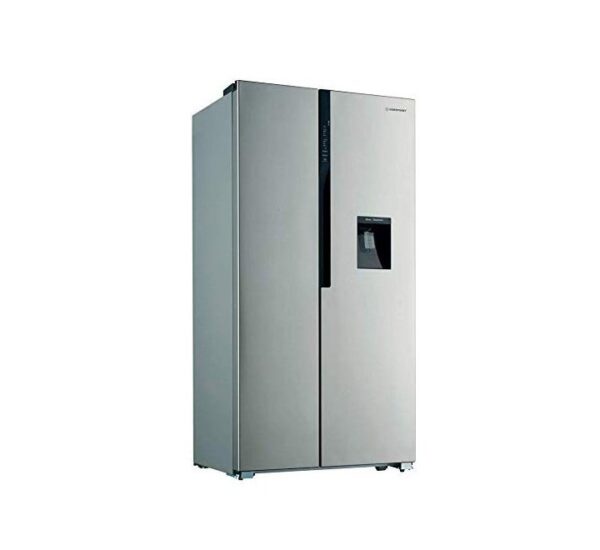 WestPoint 570 Liter Side By Side Refrigerator With Water Dispenser Color Silver Model - WSKN5517ERWDI - 1 Year Full 5 Years Compressor Warranty.