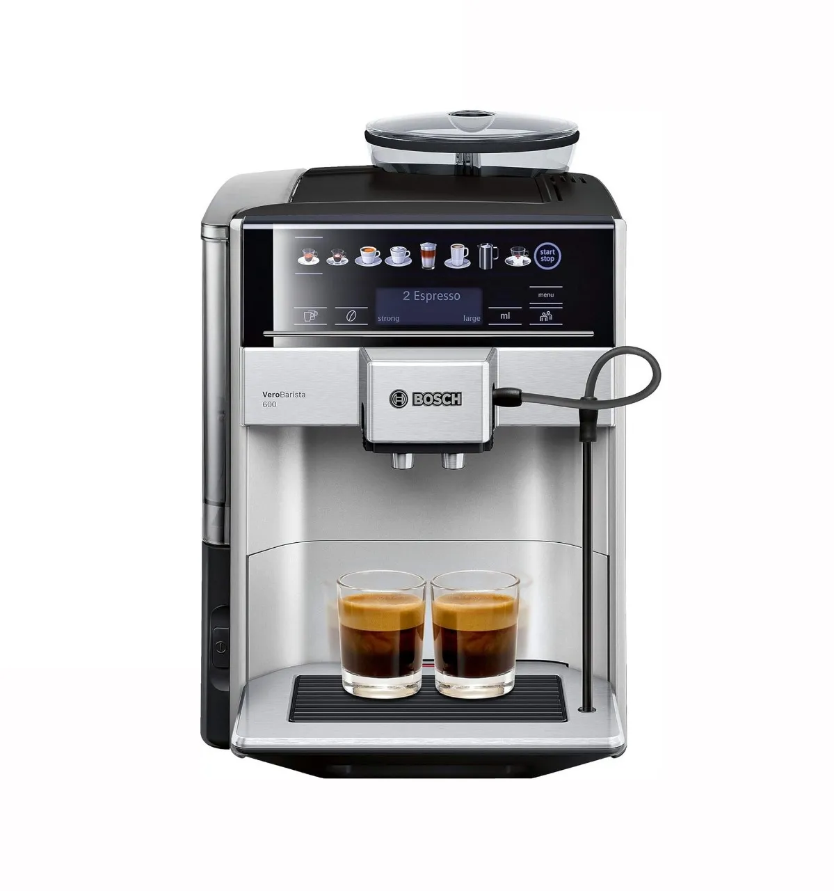 Bosch 1500 Watts Coffee Machine Fully Automatic  Color  Black \Silver Model TIS65621GB | 1 Year Brand Warranty.
