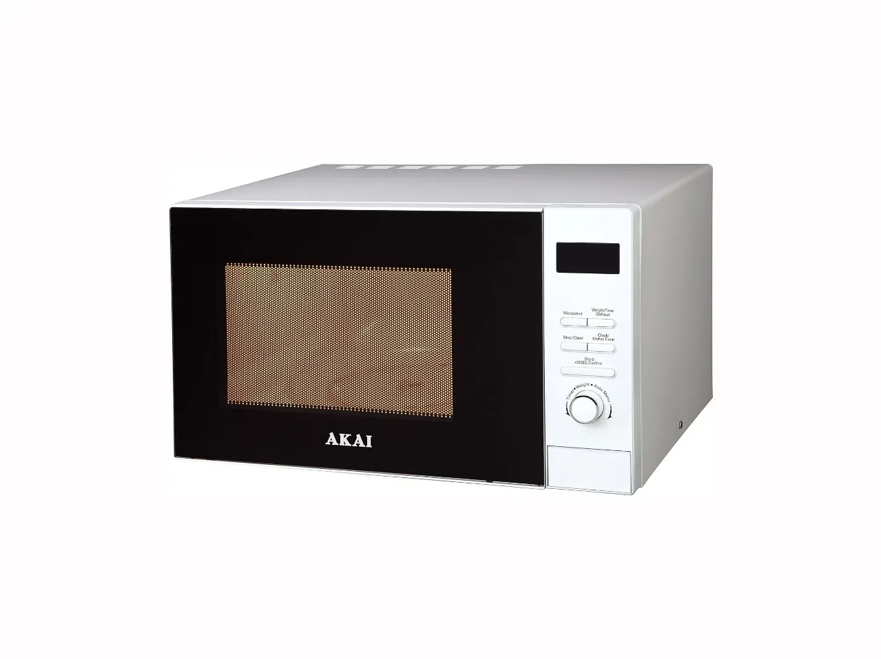 Akai 23 Liter Microwave Oven Digital Control 800W Color White Model | MWMA-M25MW | Year Warranty.