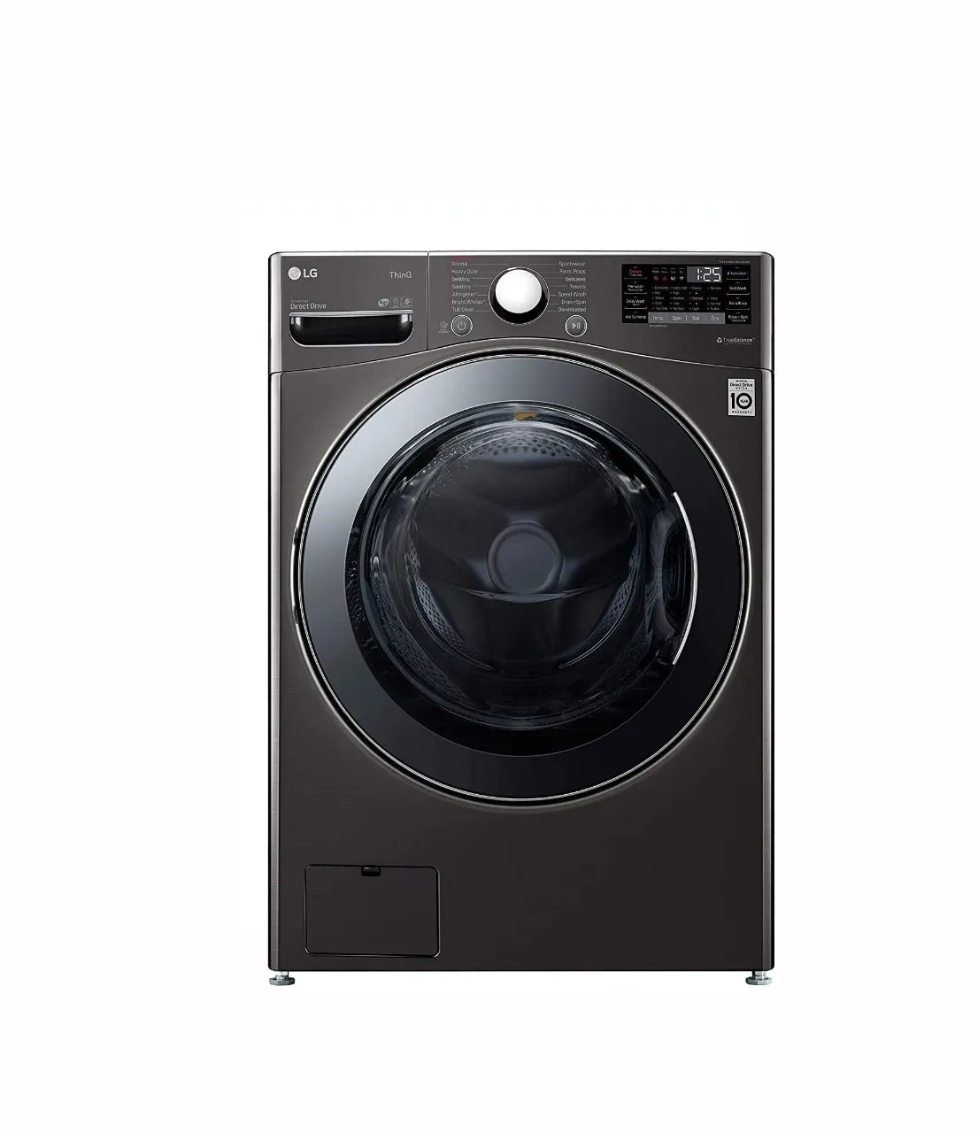 LG 20 Kg Washer 12 Kg Dryer Front Load Washing Machine 6 Motion DD Color Silver Model – F20L2CRV2E2 – 1 Year Full Warranty.