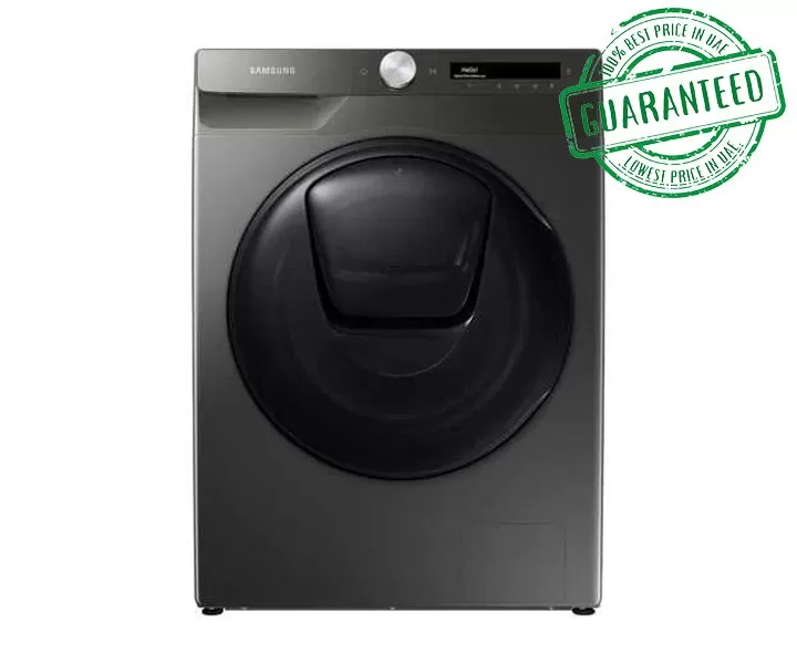 Samsung Washer & Dryer 9/6 KG Front Load with AI Control Inox Silver Model- WD90T554DBN/GU | 1 Year Full Warranty.