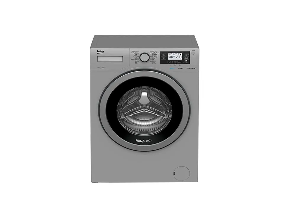 Beko 10 Kg Free Standing Front Load Washing Machine Gray Model WTE1014S | 1 Year Full 5 Years Compressor Warranty
