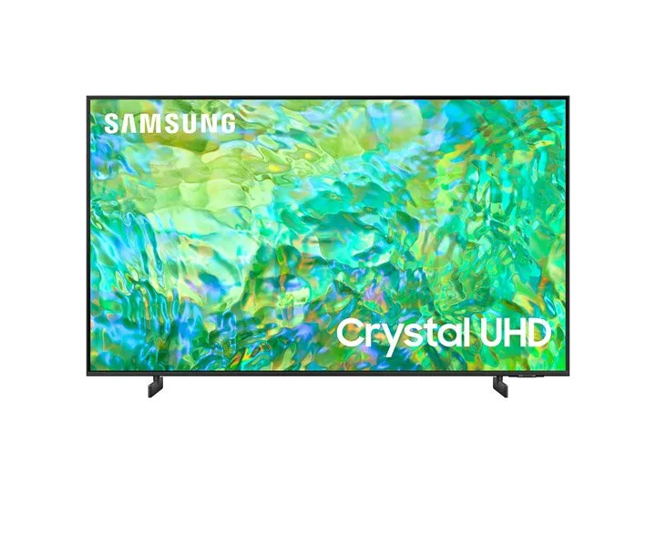 Samsung 75 Inch Crystal UHD 4K Smart TV AirSlim Design Titan Gray Model UA75CU8000UXZN | 1 Year Warranty.