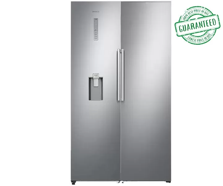 Samsung 690 L Twin Fridge Freezer with Water Dispenser Inverter Compressor | Model- RZ32M72407F/RR39M73107F