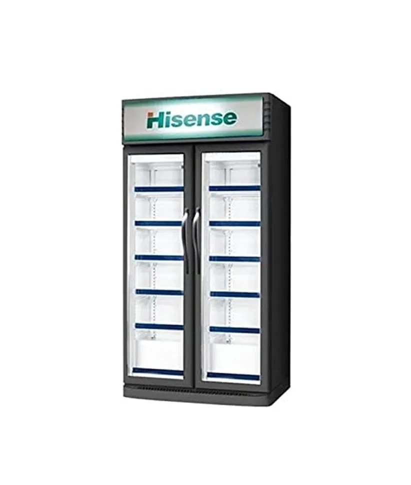 Hisense 990 Liter Showcase Chiller Two Doors Model FL-99WC/D1 | 1 Year Full 5 Year Compressor Warranty.