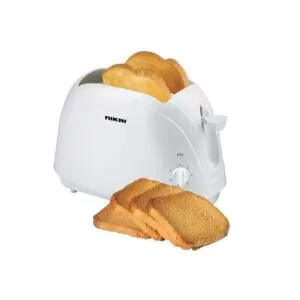 Nikai 800W 2 Slice Toaster Variable Browning Control White Model NBT540 | 1 Year Warranty