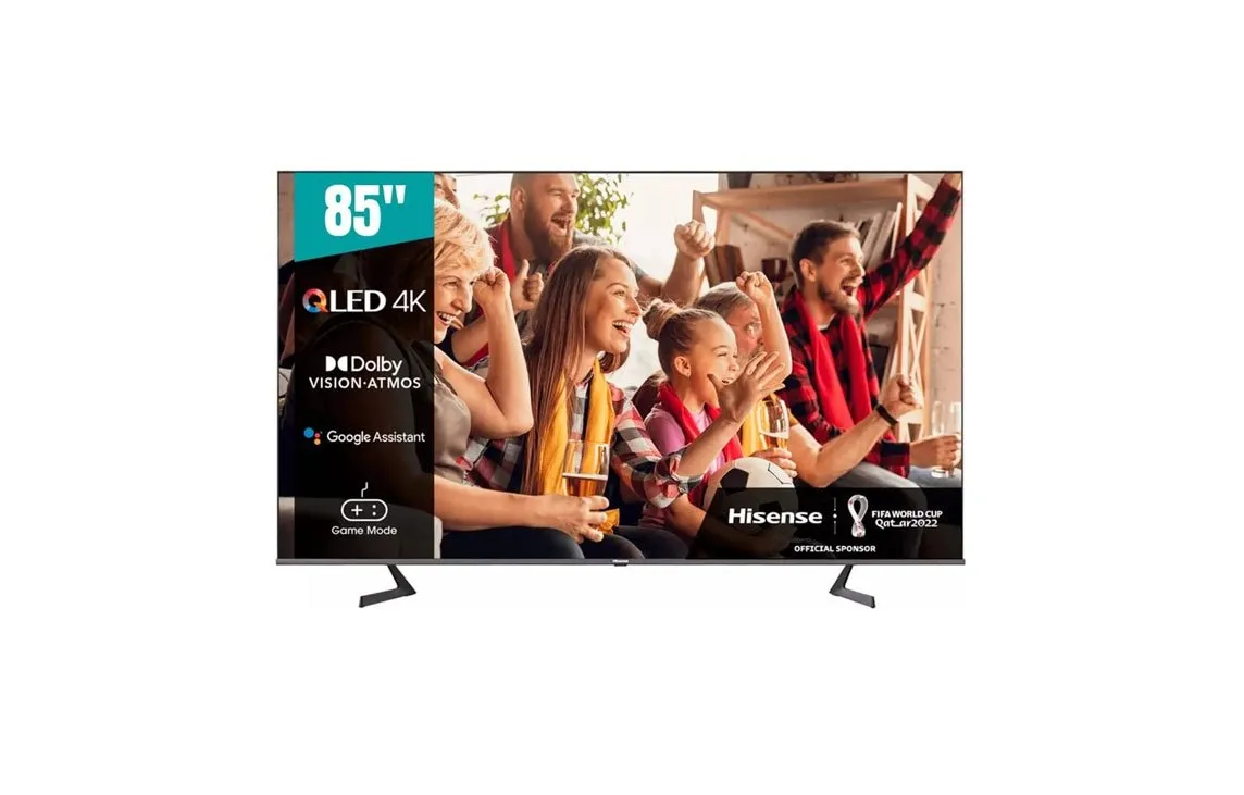 Hisense 85 Inch TV QLED 4K Smart TV With Quantum Dot Black Color Model 85A7HQ | 1 Year Warranty.