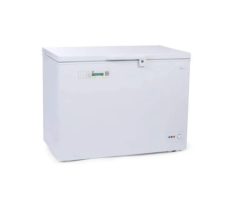 Midea 384 Liters Chest Freezer Single Door White Model HS384C | 1 Year Full 5 Years Compressor Warranty