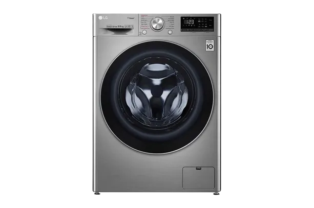 LG 9 Kg Washer 6 Kg Dryer Front Load Washing Machine ThinQ AI DD With Steam Color Silver Model – F4V5VGP2T – 1 Year Warranty.