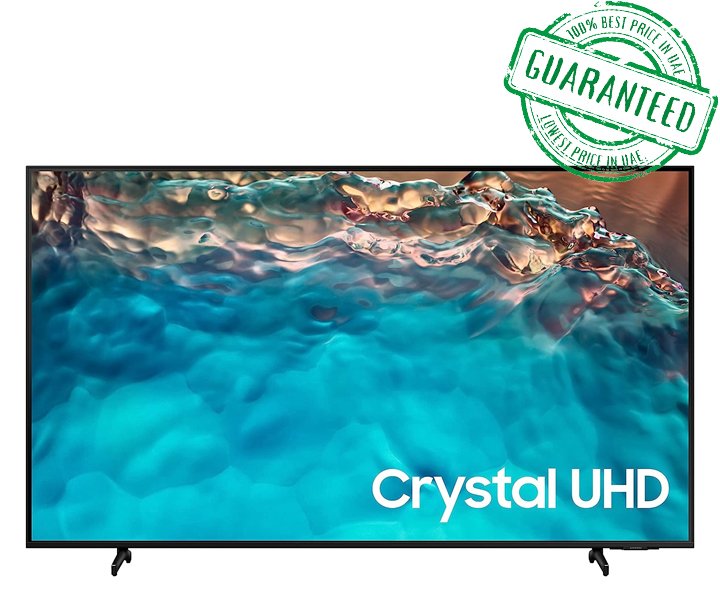 Samsung 65 Inches Crystal 4K UHD Smart TV Black Model UA65TU7000U | 1 Year Full Warranty