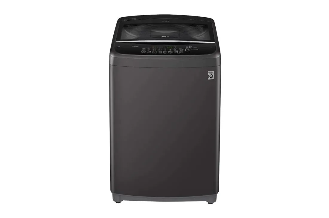 LG 14 Kg Top Load Fully Automatic Washing Machine Smart Inverter Control Turbo Drum Smart Diagnosis Color Black Model – T1466NEHT2A – 1 Year Full Warranty.