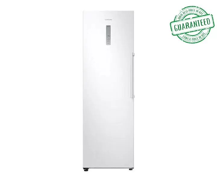 Samsung 315 Liter Upright Freezer Single Door Power Cool Digital Color White Model – RZ32M7120WW – 1 Year Full 10 Year Compressor Warranty.