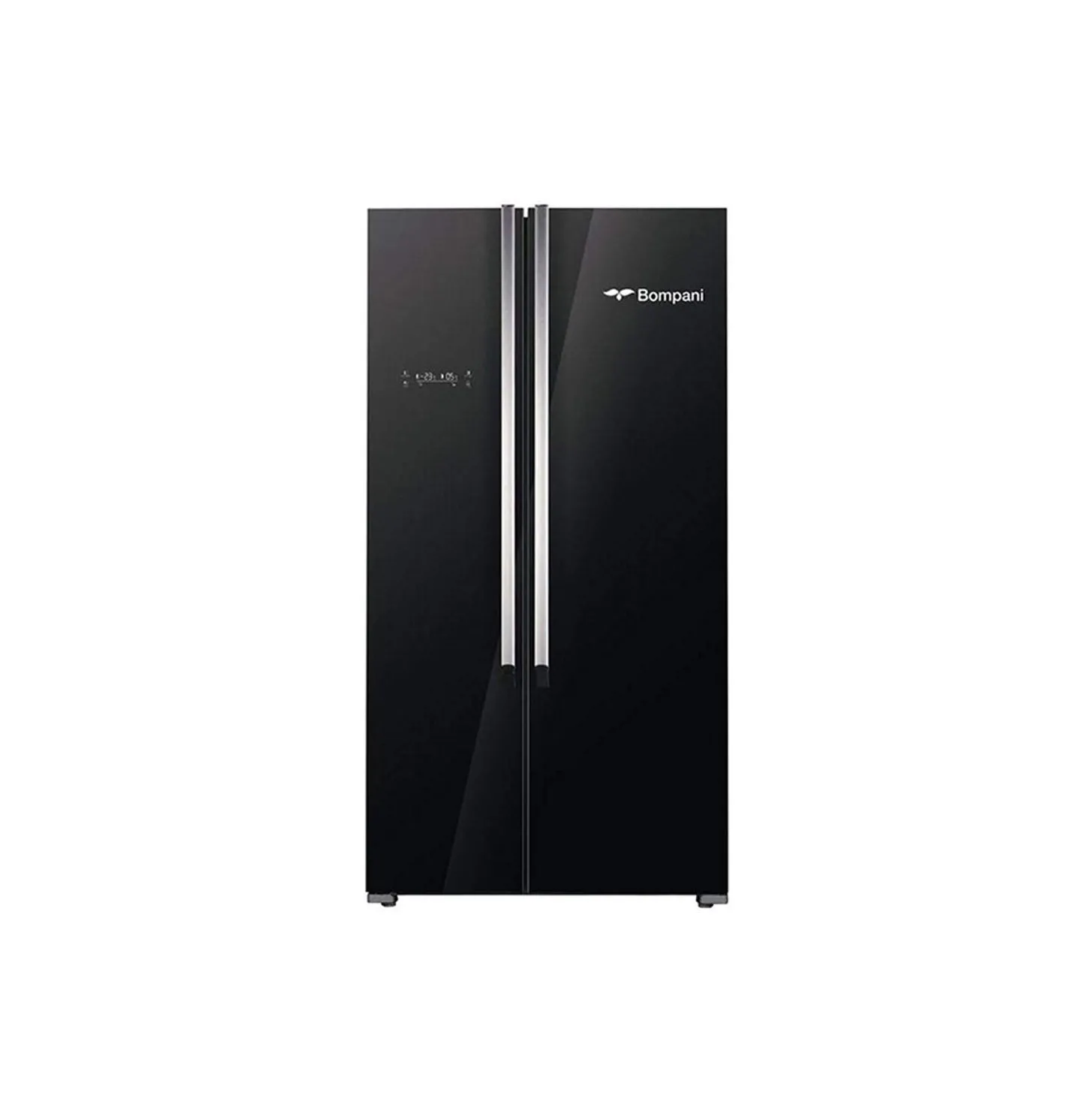 Bompani 600 Liters Side By Side Refrigerator Black Model BRS-600 | 1 Year Full 5 Years Compressor Warranty