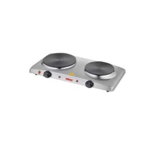 Nobel Hot Plate 2500W Power Double Silver Color - NHP402SS