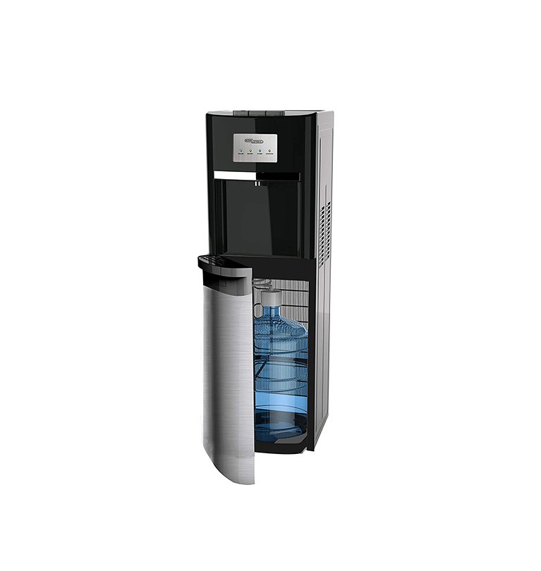 Super General 3 Tap Bottom Loading Water Dispenser Silver/Black Model SGL2020BM | 1 Year Warranty
