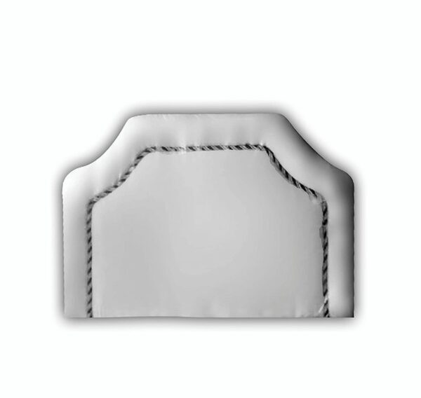 Galaxy Design Single Box Bed With Head Board & Medical Mattress White Color | Model-GDF15