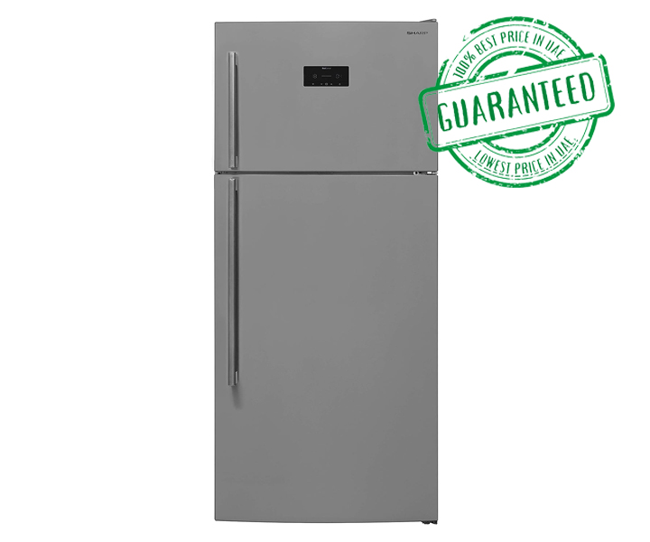 Sharp Freestanding 765 Liters Top Mount Refrigerator Double Door Silver Model- SJ-SRD765-SS3