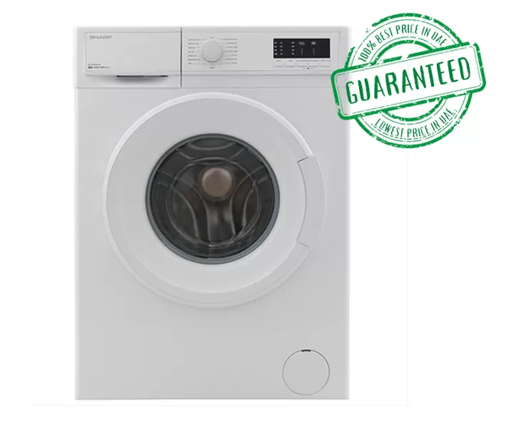 Sharp 8 Kg 1000 RPM Front Load Washing Machine Made in Turkey White Model- ES-FE810CZL-W