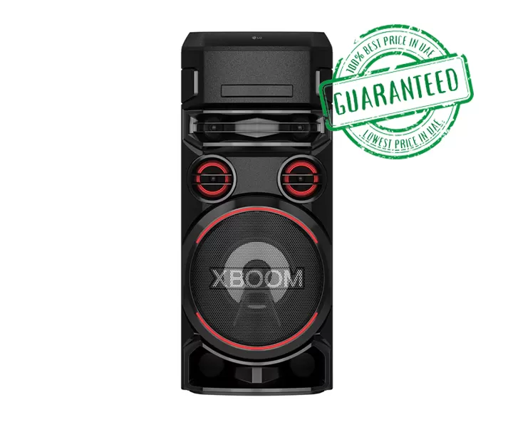 LG XBOOM 500W One Body Speaker with Super Bass Boost Karaoke & DJ Function Black Model- ON7