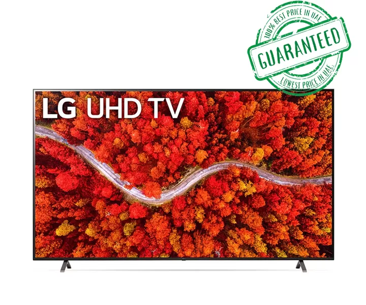 LG 55 Inch TV WebOS Smart With ThinQ AI 4K Active HDR (UP8150 Series) Black Model- 55UP8150PVB | 1 Year Warranty