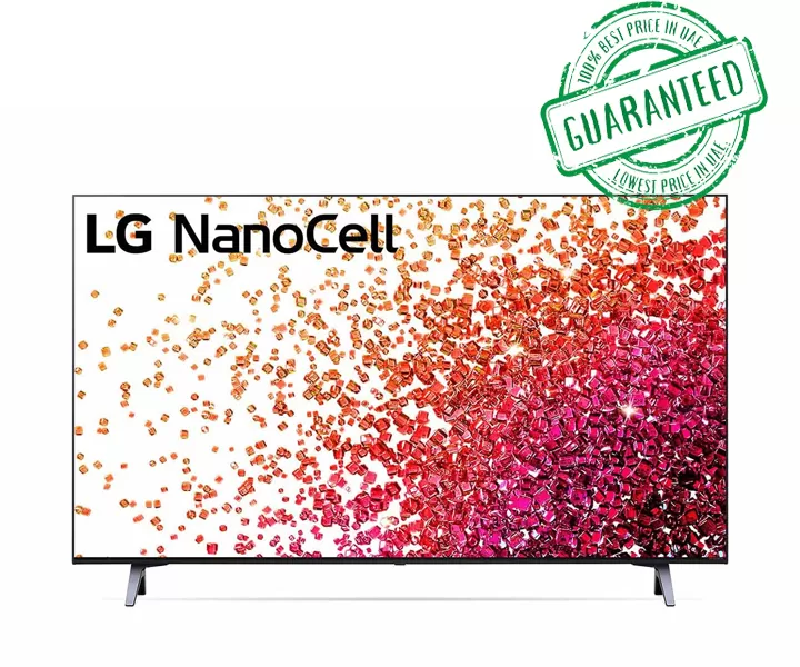 LG 55 Inch NanoCell TV WebOS Smart With ThinQ AI 4K Active HDR (NANO75 Series) Black Model- 55NANO75VPA | 1 Year Warranty