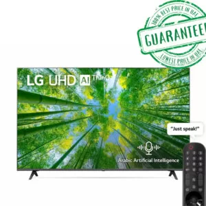 LG 75 Inch LED 4K UHD Smart WebOS TV With ThinQ AI Active HDR (UQ8000 Series) Black Model- 75UQ80006LD | 1 Year Warranty