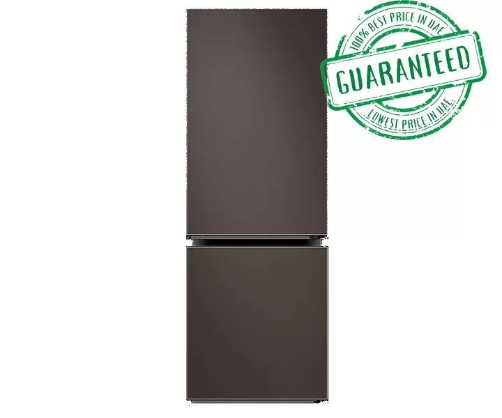 Samsung Bottom Freezer 350 Litres with Bespoke Panels Cotta Charcoal Model- RB33A300405/AE | 1 Year Full 20 Years Compressor Warranty