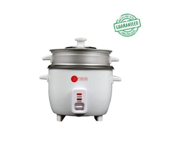 Afra Japan 1 Liter Rice Cooker White Model AF-1040RCWT |1 Year Full Warranty
