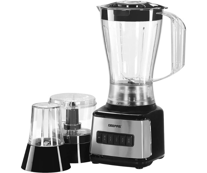 Geepas Electric Blender Smoothie Maker Food Jug 500W - 500W Grey