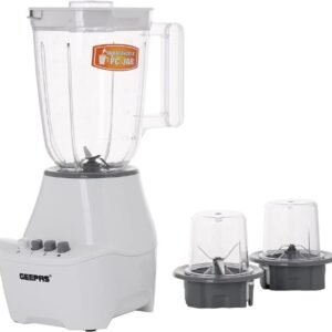 Geepas 1.5L 3 in 1 Blender 400W Unbreakable Jar Model GSB6104 | 1 Year Full Warranty