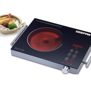 Geepas Digital Infrared Cooker Black Model GIC6920 | 1 Year Full Warranty