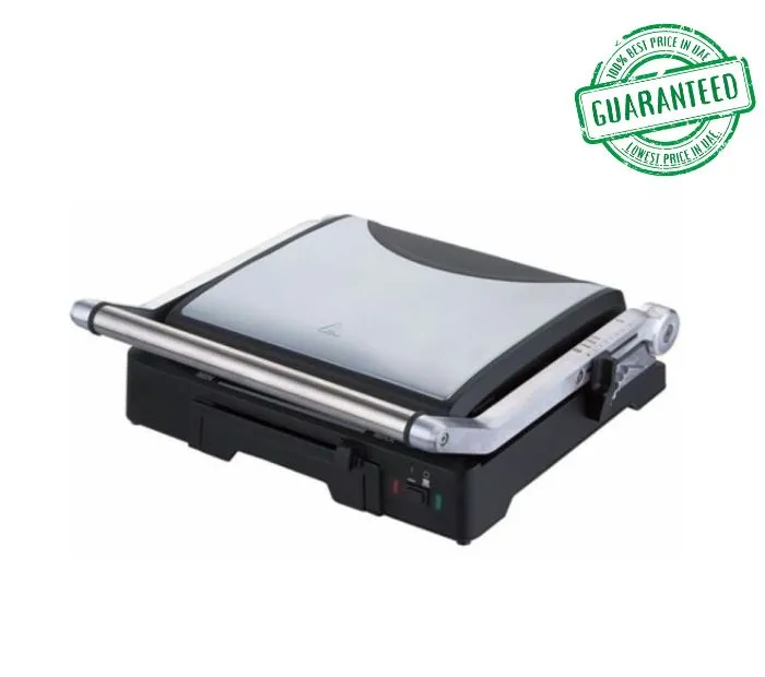 Daewoo Non-Stick Contact Grill 2000W Color Silver/Black Model-DCG-5003 | 1 Year Brand Warranty.