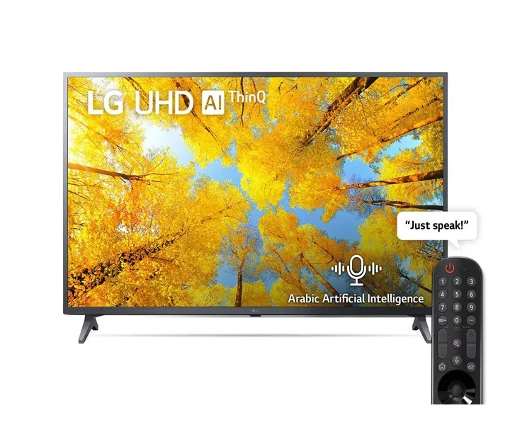 LG 50 Inch LED 4K UHD Smart WebOS TV With ThinQ AI Active HDR (UQ7500 Series) Black Model- 50UQ7500/06 | 1 Year Warranty