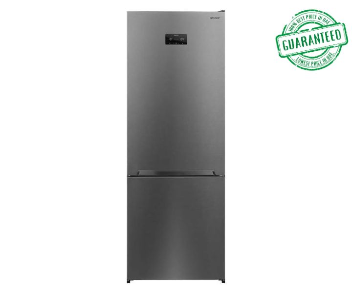 Sharp 468 Liters Refrigerator Advanced No Frost Digital With Bottom Freezer Silver Model-SJ-BG615-SS2 | 1 Year Full 5 Years Compressor Warranty.