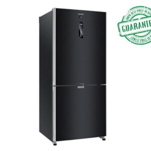 Sharp 468 Liters Refrigerator Advanced No Frost Digital With Bottom Freezer Black Model-SJ-BG615-BE2 | 1 Year Full 5 Years Compressor Warranty.