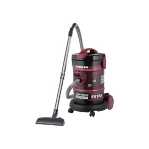 Nikai 25 Ltr 2000W Vacuum Cleaner with Blower Attachment and Telescopic Tube Black and Red Model NVC350T | 1 Year Warranty