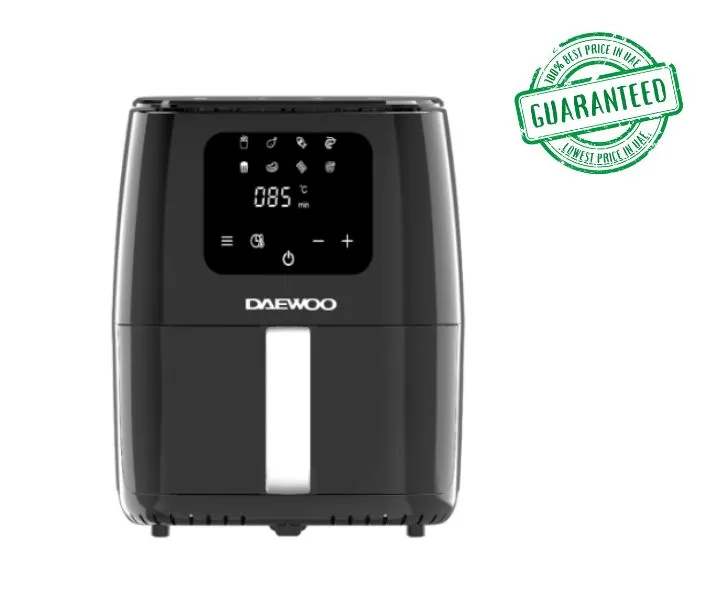 Daewoo 4.5 Litres Digital Air Fryer 1600 W Color Black Model-DW-DAF-8301 | 1 Year Brand Warranty.