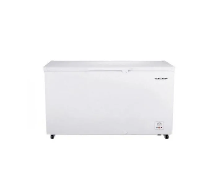 Sharp 400 Litres Chest Freezer Single Door White Model SCF-K400X-WH3 | 1 Year Full 5 Years Compressor Warranty.