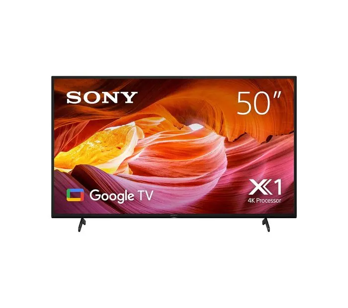 Sony Bravia 50 Inch 4K UHD Smart Google TV ( Series X75K ) Black Model KD-50X75K | 1 Year Full Warranty
